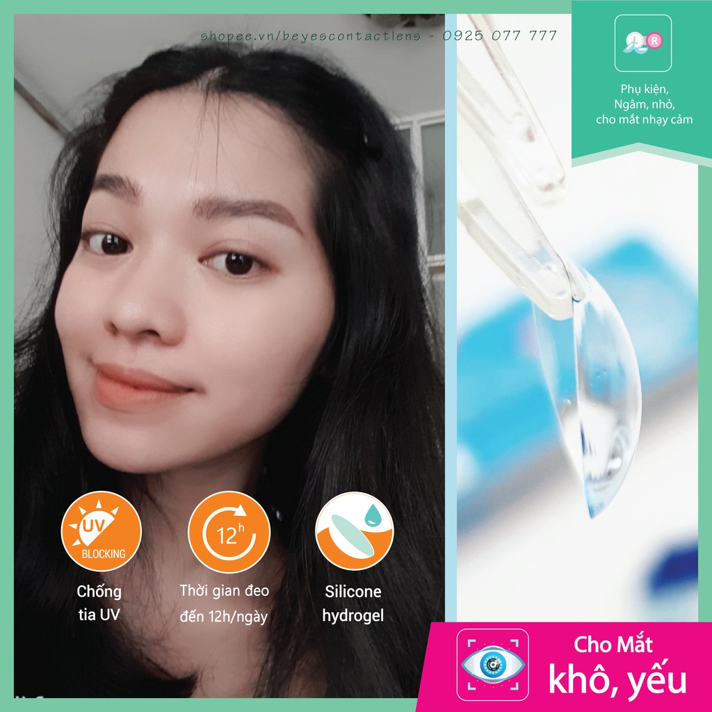 [𝟏 𝐃𝐀𝐘 LENS KHÔNG MÀU] 1 Chiếc kính áp tròng cận loạn 1 ngày Sofclear Gelflex lens dùng 1 ngày ann365 lens | BigBuy360 - bigbuy360.vn
