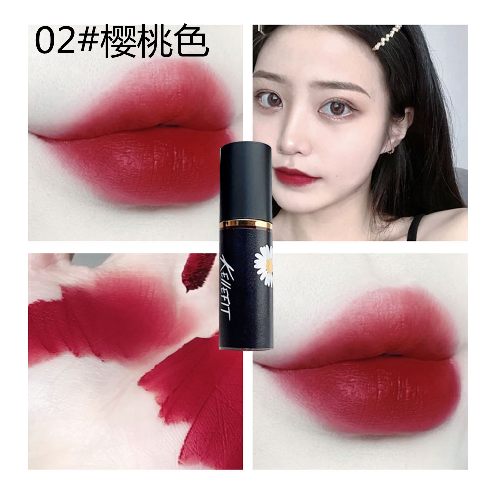 [Hàng mới về] Son kem lì không khô môi nhiều tông màu tùy chọn tiện dụng cho học sinh trang điểm