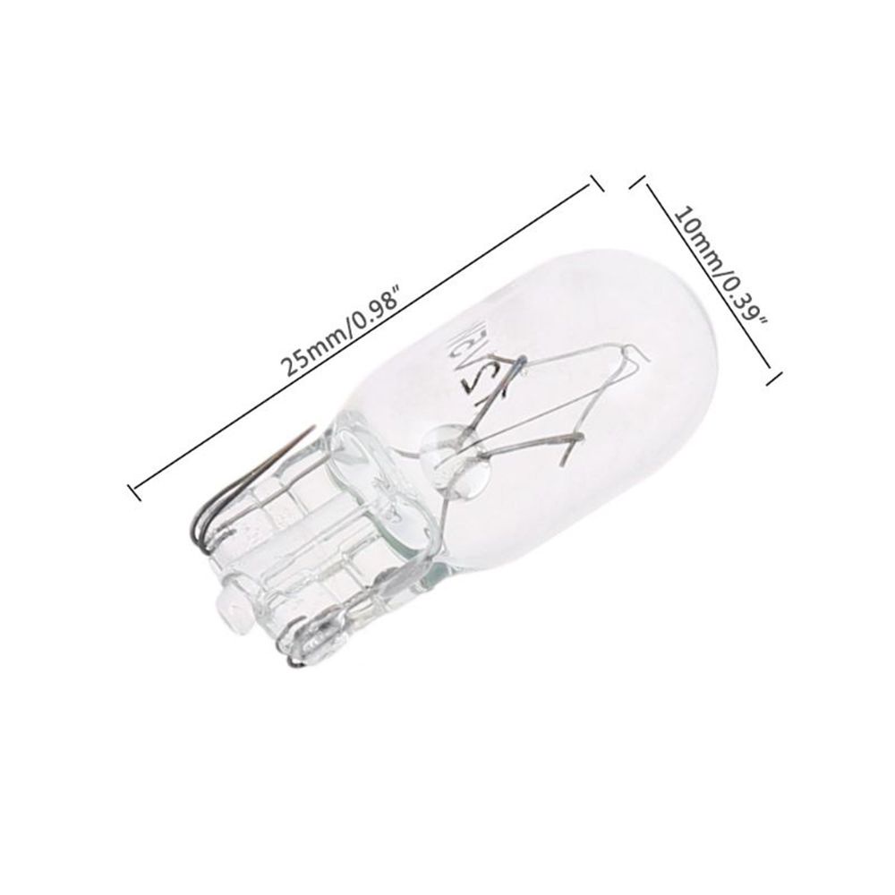 10 Bóng đèn halogen 5W 12V T10 W5W 194 168 ánh sáng trắng ấm nhiều màu dành cho xe ô tô