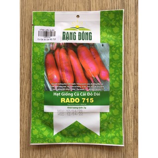 Củ Cải Đỏ Dài RĐ 715