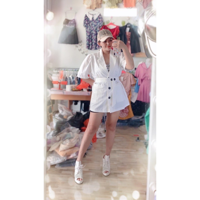 áo vest kèm đai Taobao cao cấp | BigBuy360 - bigbuy360.vn
