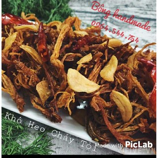 Heo khô cháy tỏi Bông handmade