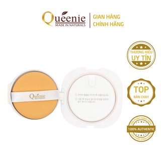 Phấn nước che phủ kiềm dầu Queenie Cushion trắng da dưỡng ẩm chống nắng Hàn Quốc chính hãng 15g