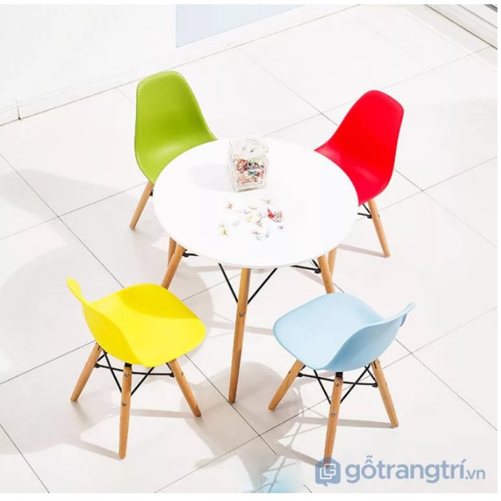 Ghế ngồi học cho bé eames hiện đại nhiều màu sắc kích thước 30x30x57cm Love house decor | BigBuy360 - bigbuy360.vn