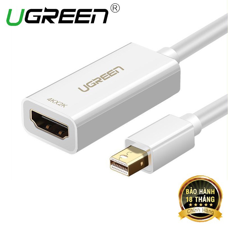 Cáp Chuyển Mini Displayport (Thunderbolt 2) sang HDMI 4k*2k Cao Cấp Ugreen 40361 40360