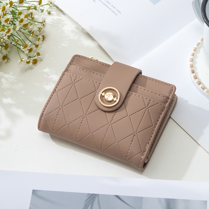 Ví Ngắn Đựng Thẻ Thiết Kế Dễ Thương Cho Nữ Giá Đỡ