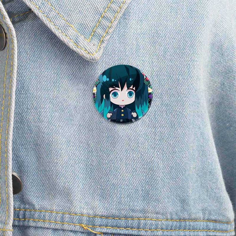 Tmdbyx Huy Hiệu Cài Áo Kiểu Kimetsu No Yaiba Kamado Tanjirou