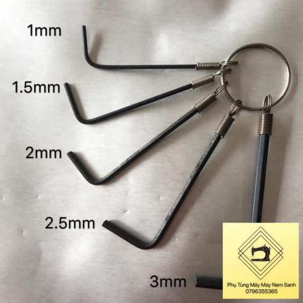 Bộ lục giác mini 5 món