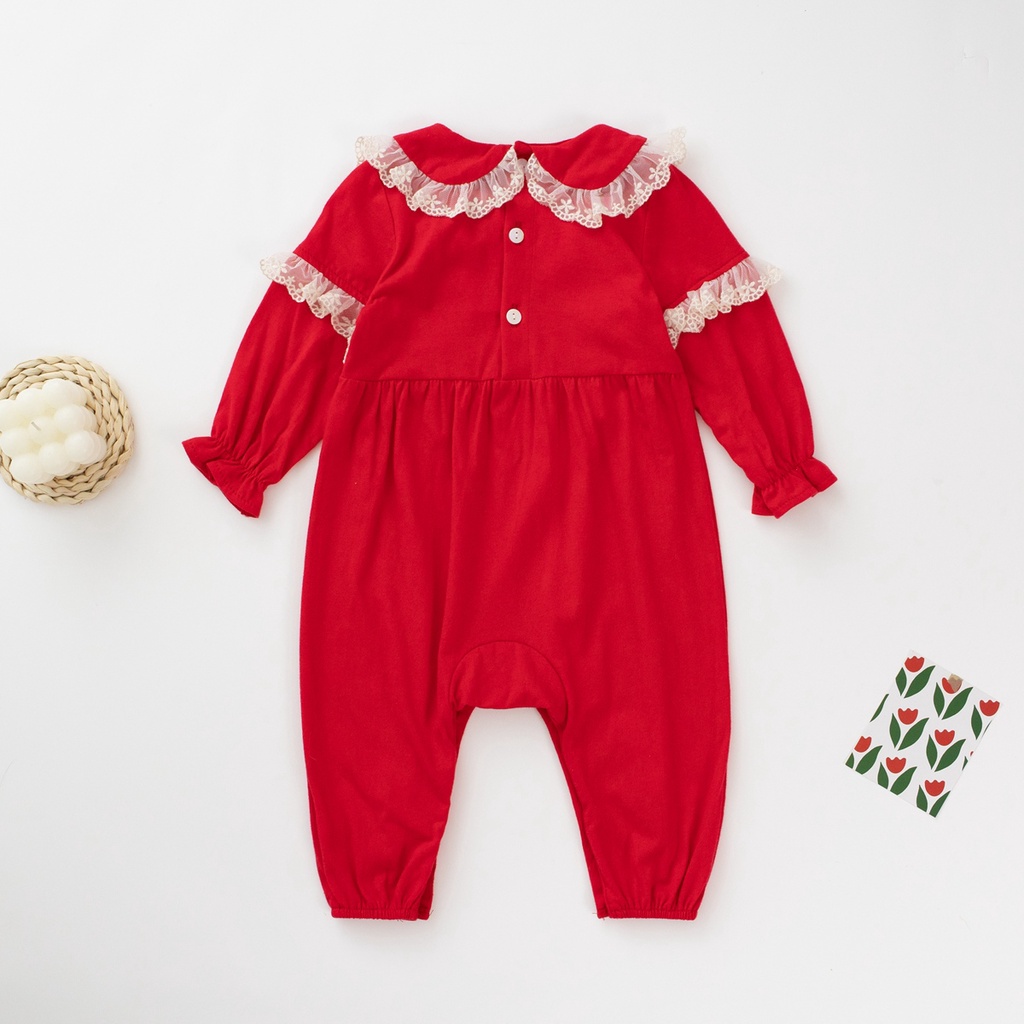 Sanlutoz Autumn Princess Long Sleeve Baby Girls Rompers