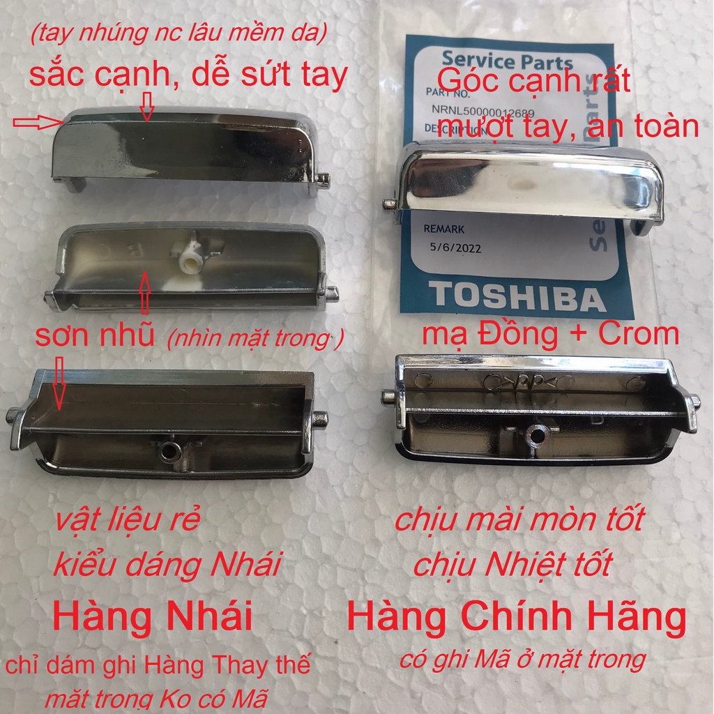 Nẫy khóa nồi cơm điện ✅Chính Hãng TOSHIBA dùng cho Model RC-18NMF và RC-10MNF, Lẫy nút mở nắp vung, phụ kiện bộ lẩy