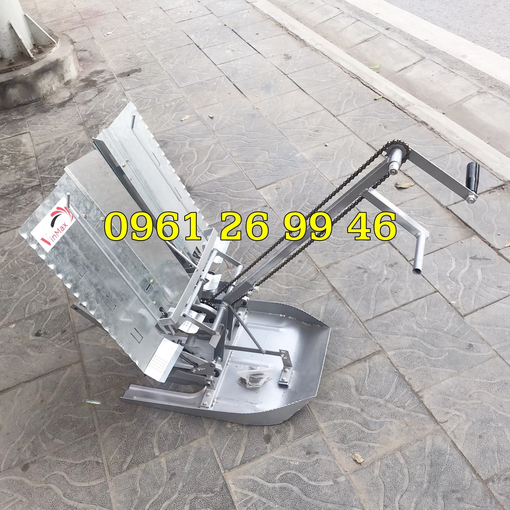 Máy cấy lúa mạ nhổ kéo tay loại 2 hàng