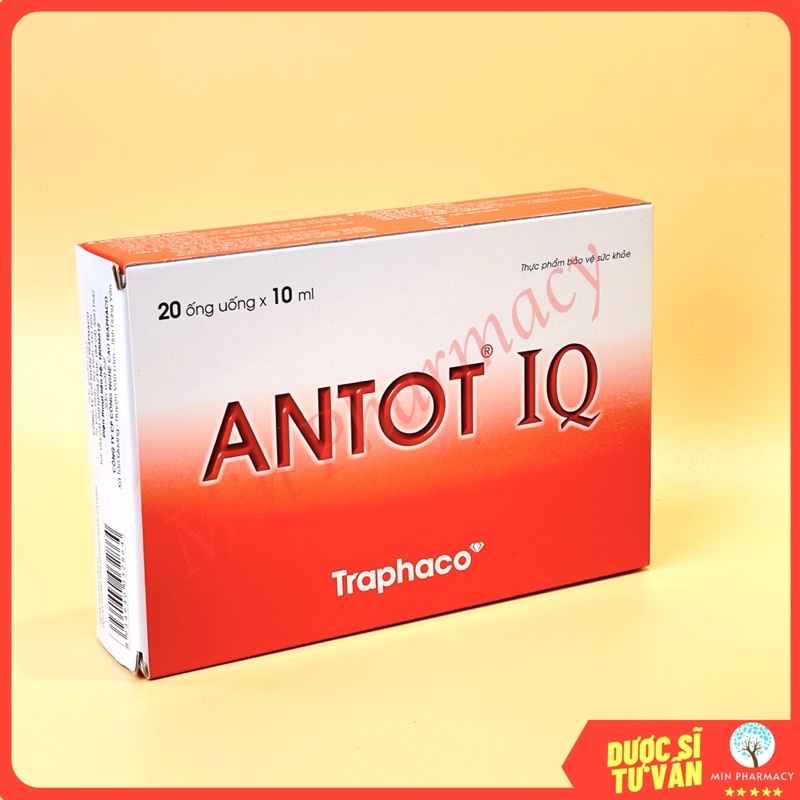 Siro Bồi Bổ Trí Não Giúp Trẻ Ngon Miệng ANTOT IQ Traphaco 20 ống - Minpharmacy
