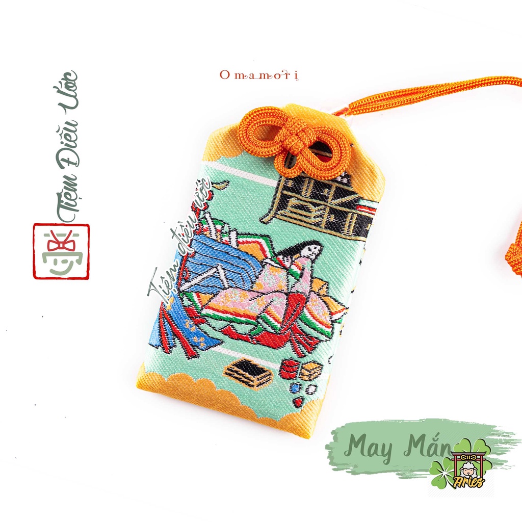 Móc khóa Omamori May Mắn - Hạnh Vận - Kyoto, Nhật Bản, hàng thật