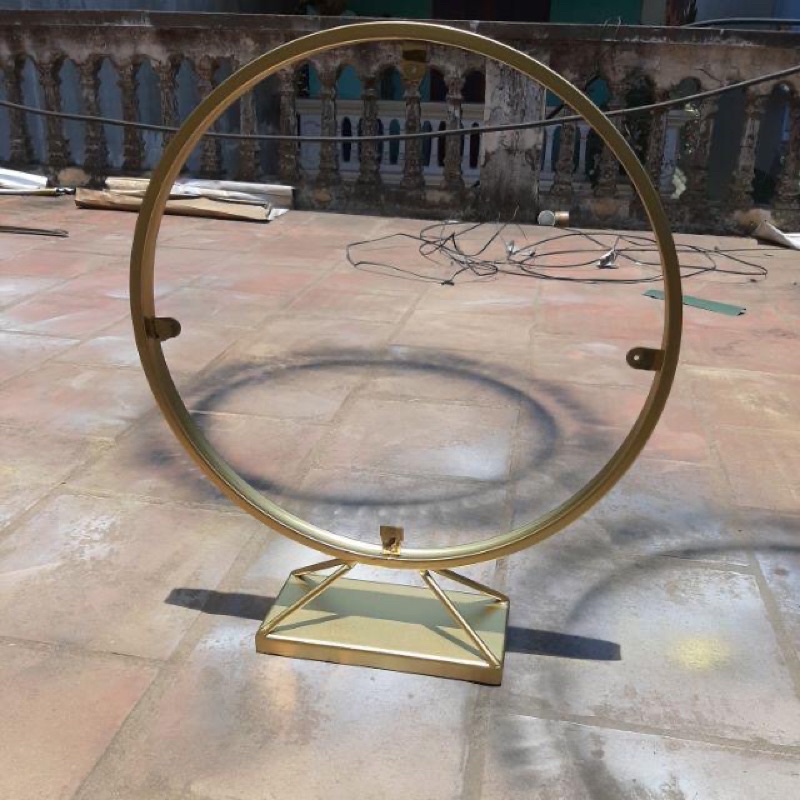 Gương trang điểm dáng tròn hiện đại ,dày 5li