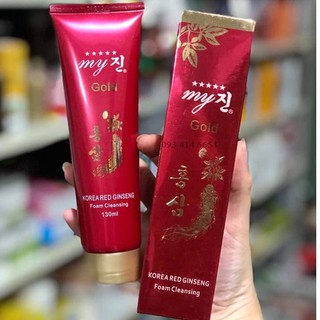 Sữa Rửa Mặt Sâm Đỏ Hàn Quốc My Gold - Trắng Da Ngăn Ngừa Mụn Và Làm Mờ Vết Thâm