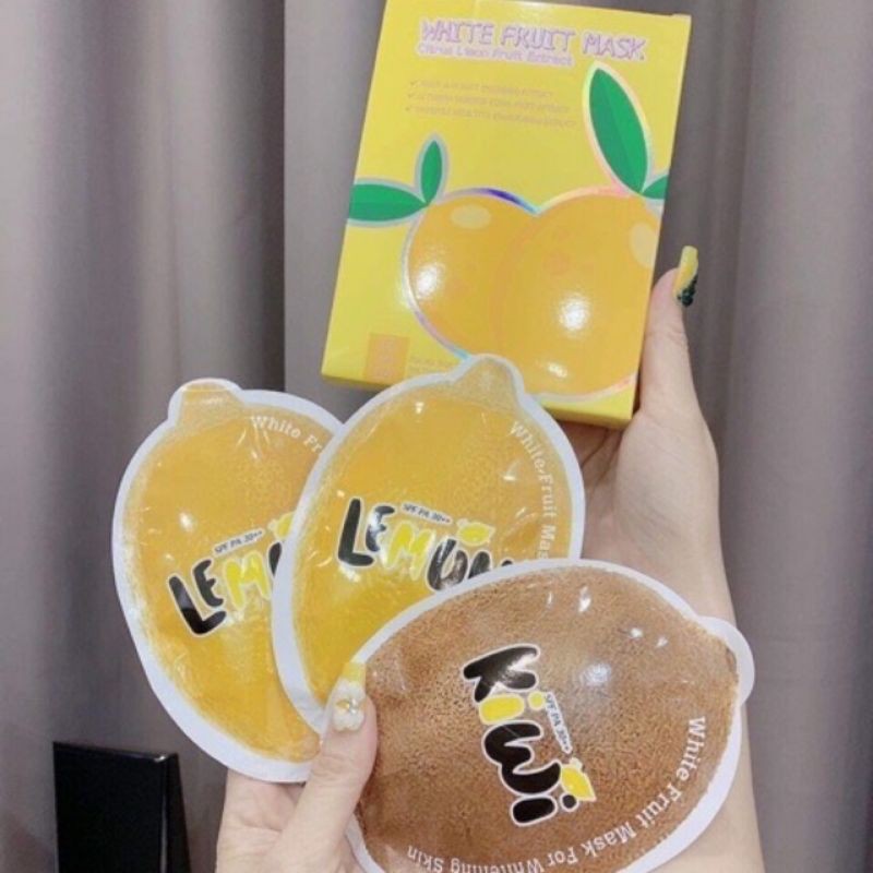 [CHÍNH HÃNG 100%] Ủ Trắng Lemon White Fruit Mask