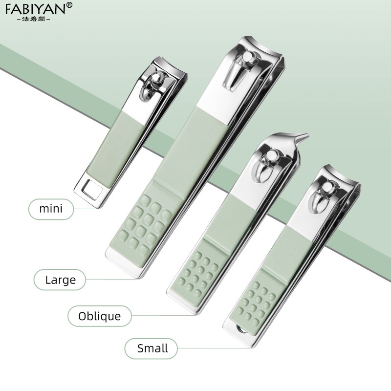 Bộ Căt Móng Tay Bằng Thép Không Gỉ Chăm Sóc Da Chết /Bộ Bấm Móng Tay Cao Cấp FABIYAN