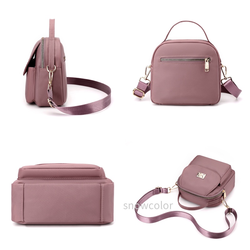 Beg Tangan Wanita Murah Cantik Túi Đeo Chéo Canvas Mini Chống Thấm Nước Phong Cách Hàn Quốc Beg Silang Perempuan Cho Nữ