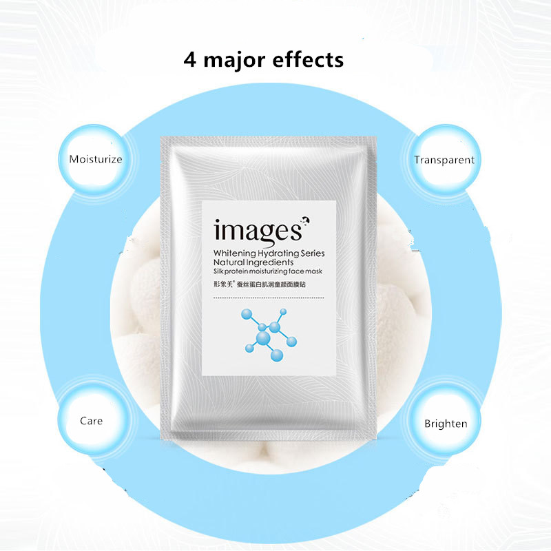Mặt nạ lụa dưỡng ẩm làm trắng da chiết xuất Protein Image