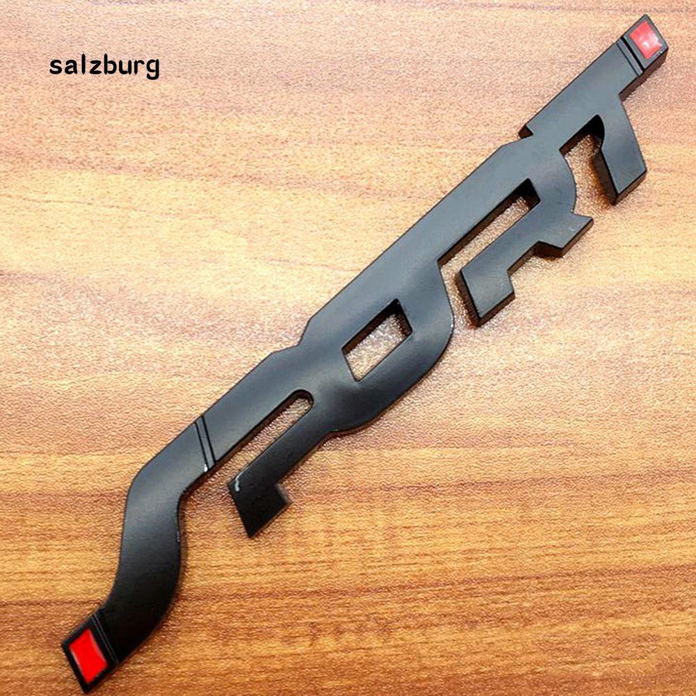 Hình dán 3D chữ SPORT trang trí xe hơi