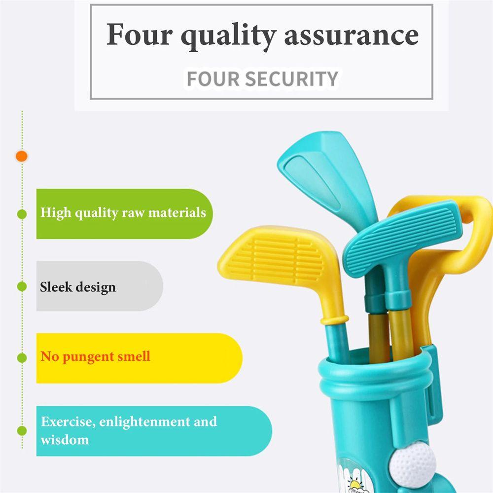 Bộ Gậy Đánh Golf Bằng Nhựa Mini Nhiều Màu Vui Nhộn Cho Bé