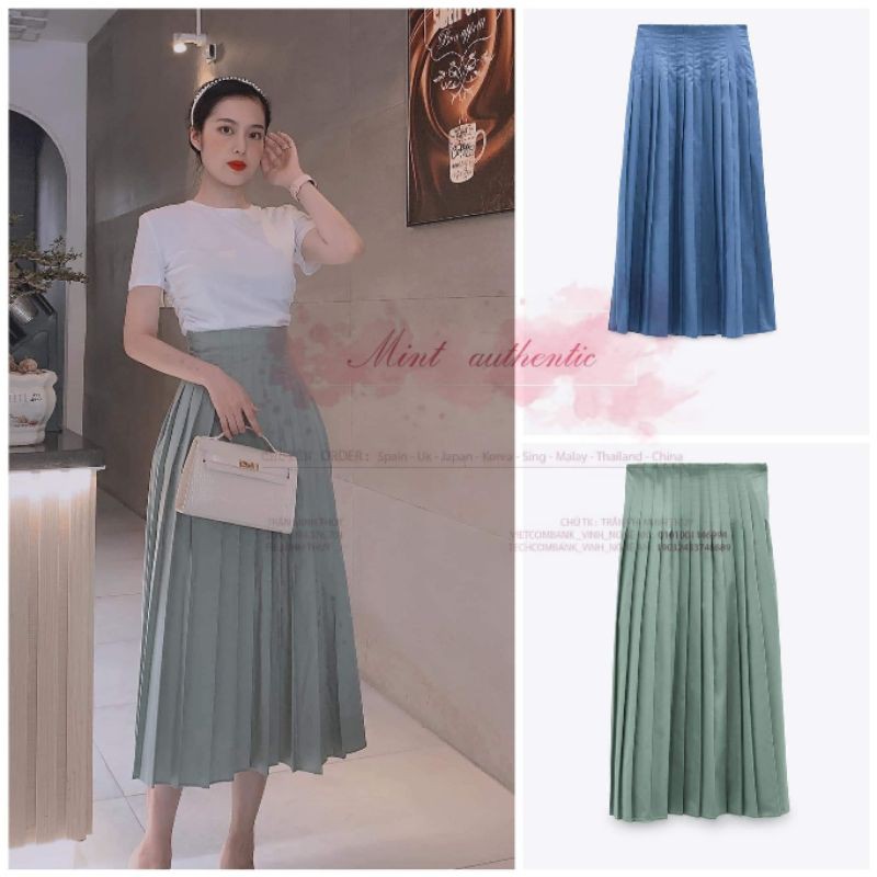 Chân Váy Xếp ly Zara Auth new | BigBuy360 - bigbuy360.vn