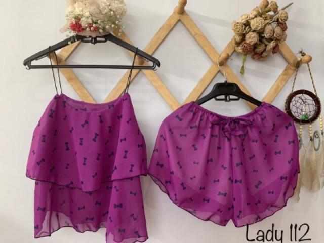 [Mã WA1606 giảm 15% đơn 99k] Đồ ngủ, mặc nhà voan hai dây hai tầng hai lớp | BigBuy360 - bigbuy360.vn