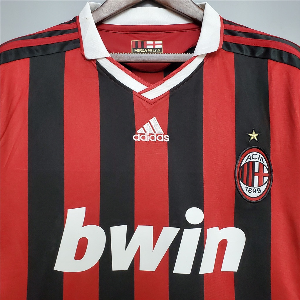Áo Bóng Đá Đội Tuyển Milan 09-10 Phong Cách Retro