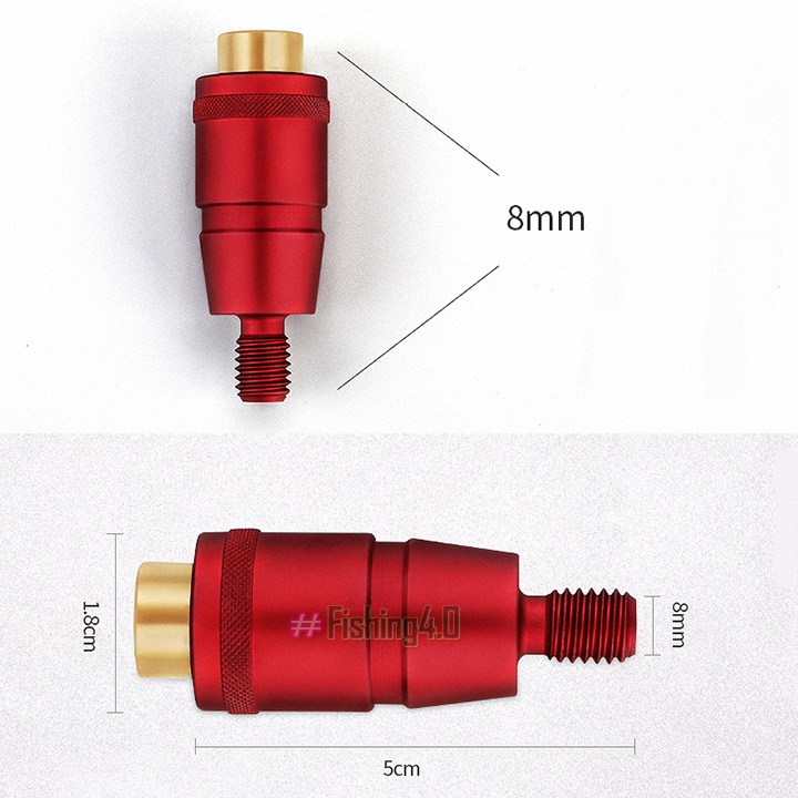 Khớp nối nhanh cán vợt câu cá - Cần câu đài - phụ kiện câu đài - AA14