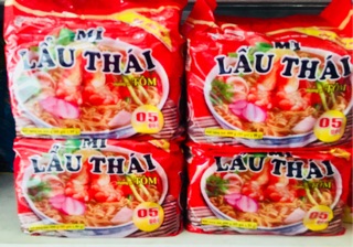 MÌ TÔM LẨU THÁI, LỐC 5 GÓI.