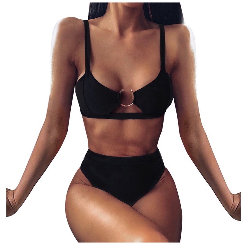 BiKiNi 2 Mảnh phối khoen sừng trâu, Phong Cách Châu  Âu Kèm Feedback