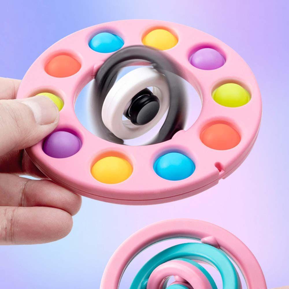 Con Quay Đồ Chơi Fidget Spinner 3D BằNg Silicone Cho Trẻ Em