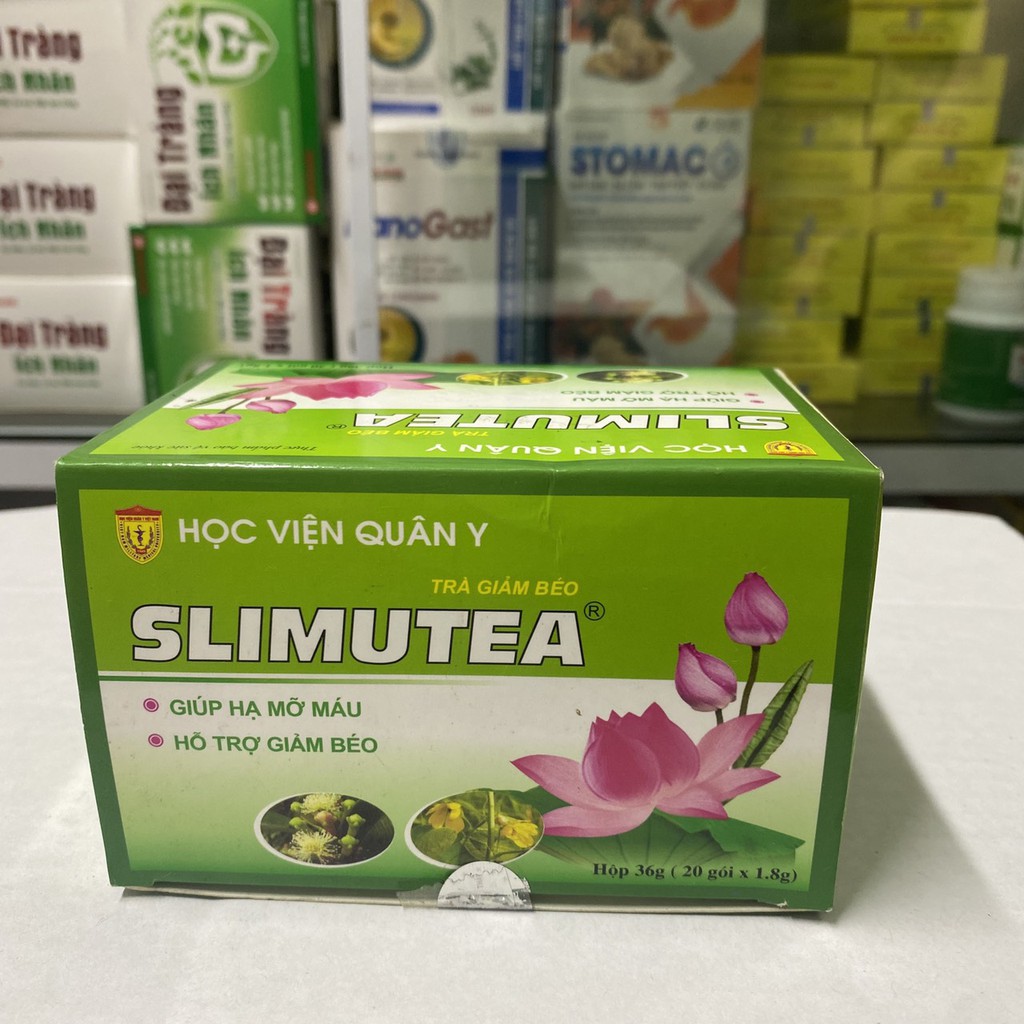 SLIMUTEA trà giam béo học viện quân y hộp 20 gói