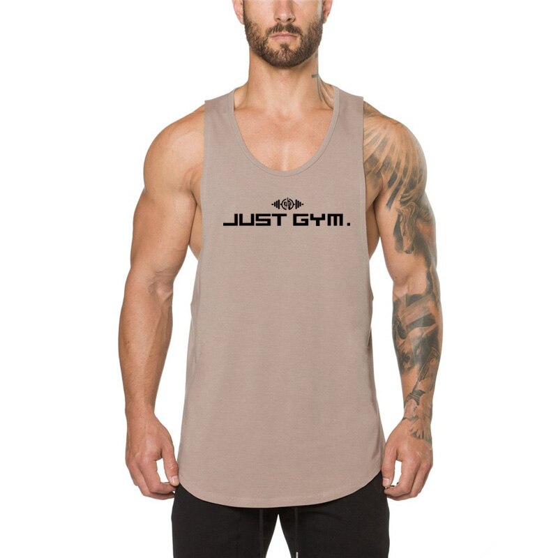 Workout New Fashion Brand Mens Tank Top Vest Mesh Gym Clothing Bodybuilding Musculation Fitness Singlets Sleeveless Sport Shirt