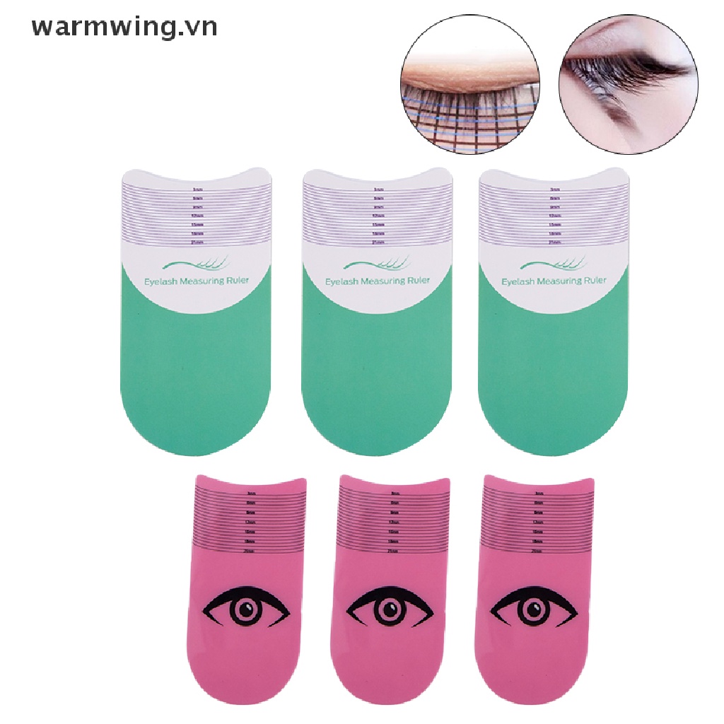 Set 3 Thước Đo Lông Mày Tiện Dụng Chất Lượng Cao
