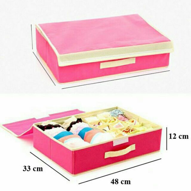 Hộp 16 ô đựng đồ lót tiện ích cho gia đình