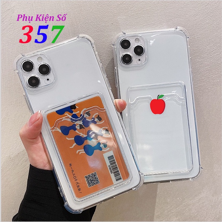 Ốp chống sốc có ngăn đựng thẻ iP 13promax-ip6 hàng đẹp