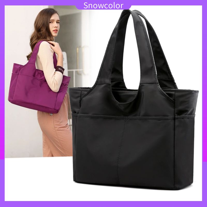 Túi Canvas Đeo Chéo Nhiều Ngăn Đựng Tã Em Bé Chống Thấm Nước Beg Tangan Wanita Murah Cantik Cho Nữ