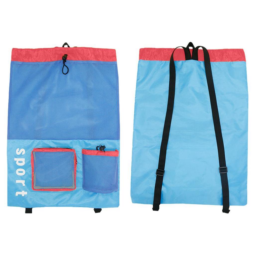 Ba Lô Thể Thao Dây Lưới Cỡ Lớn Chống Thấm Nước，Túi dây rút di động, balo dã ngoại, balo thể thao bóng rổ