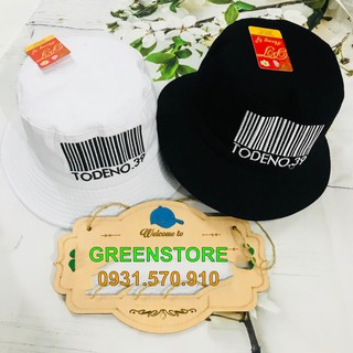 nón tai bèo mũ bucket mã vạch