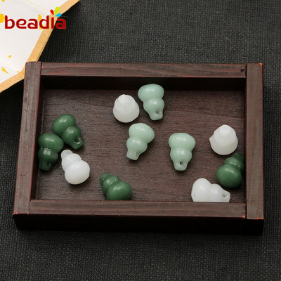 Hạt thủy tinh BEADIA hình quả bầu dùng làm trang sức thủ công