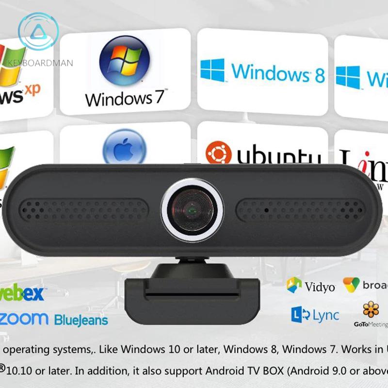 Webcams 1080p Hd Cổng Usb 2.0 Chống Ồn