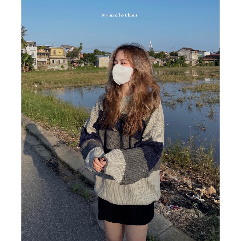 ✿ ÁO LEN SỌC XANH ✿