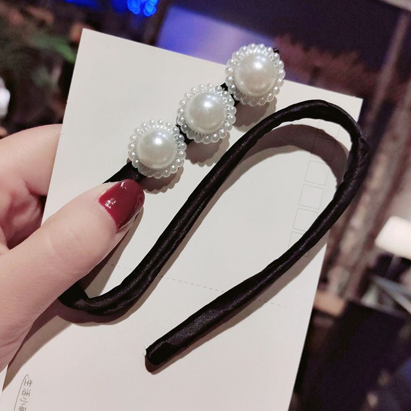 Kẹp búi tóc hoa đá ngọc trai nhân tạo - Cặp tóc dễ thương ZAZA KB0018