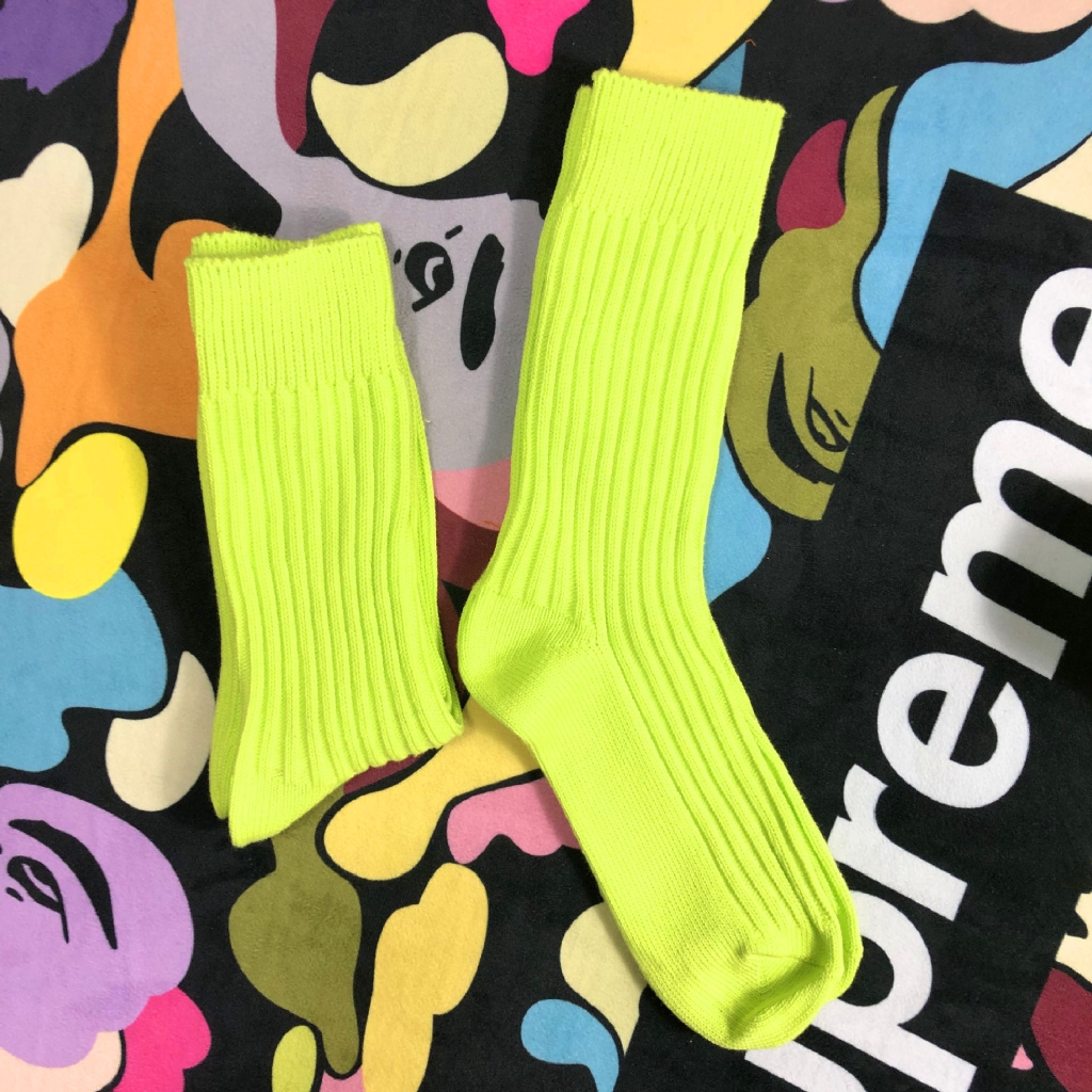 Tất Nam Nữ Huỳnh Quang Madness Neon Vớ Thời Trang
