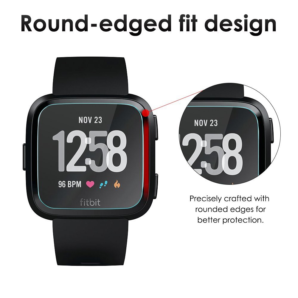 2.5D Tempered Glass Film Screen Protector for Fitbit Versa Smart Watch