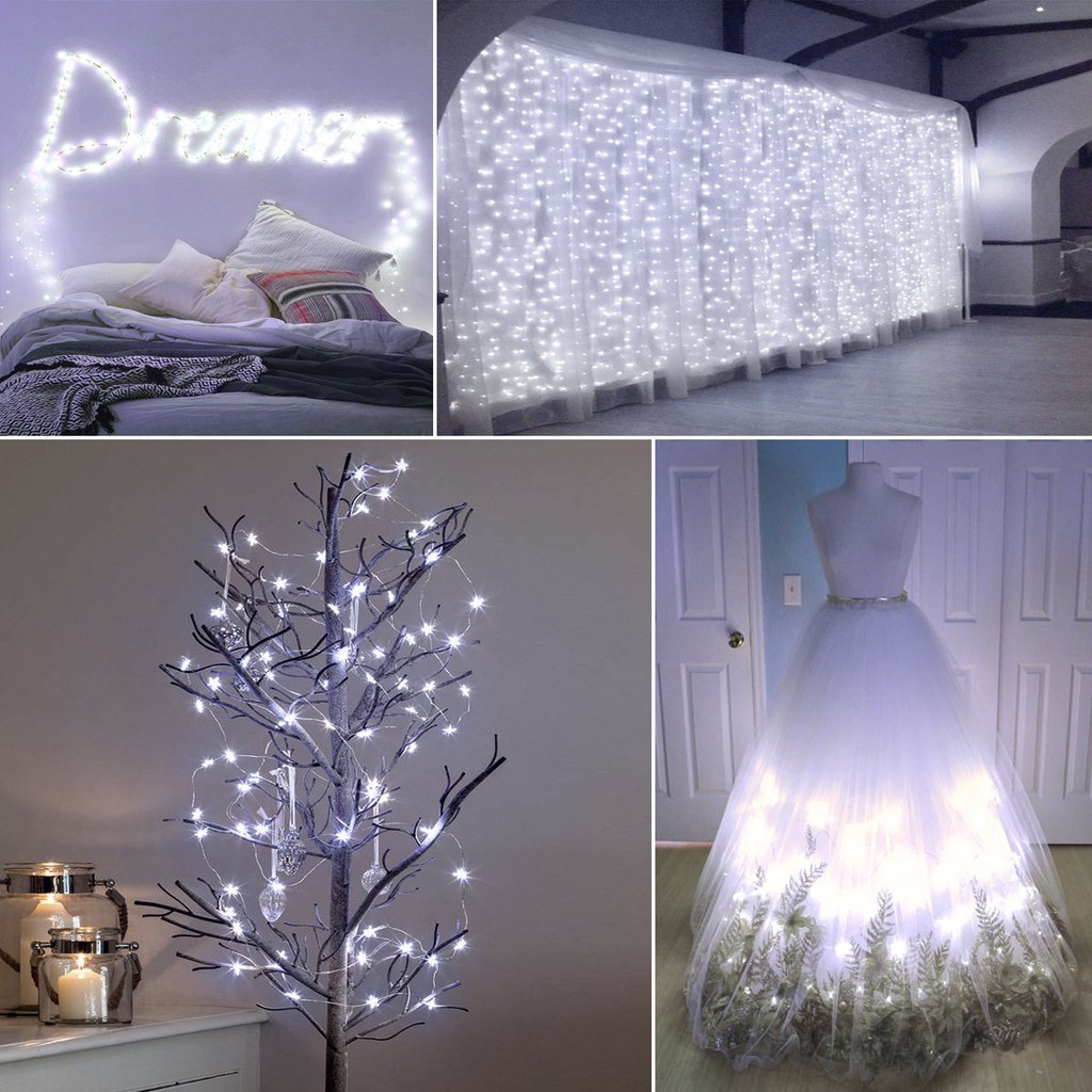 5/10/20/30M Dây đèn Led Trang Trí Fairylight đèn Dây Năng Lượng Mặt Trời Ánh Sáng Mặt Trời Giáng Sinh Ngoài Trời Đêm Không Thấm Nước Dây đèn Đèn LED Cho Tiệc Cưới Trong Vườn Trang Trí Nội Thất Trang Trí Nội Thất Chúc Mừng Năm Mới 2022
