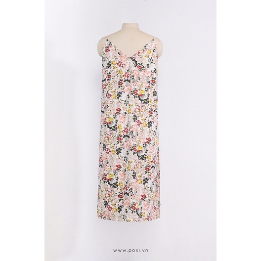 Đầm 2 Dây Hoa Lá Poxi Fashion Size L