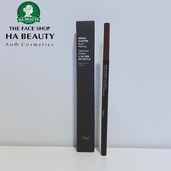 Chì kẻ mày dạng đầu nhỏ trang điểm chân mày lông mày The Face Shop fmgt Brow Master Slim Pencil 0.05g