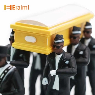 YO Black Man Lift The Coffins Garage Kit Collection Figure for Halloween Doll Decor